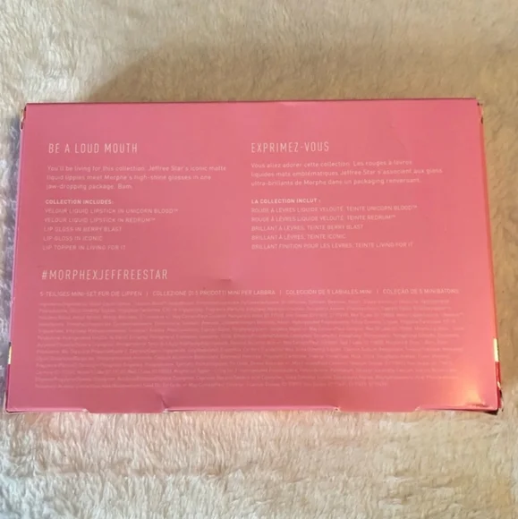 TRADE Limited Ed NWT Morphe X Jeffree Star Iconic Bolds Mini Lip Collection - Picture 6 of 7